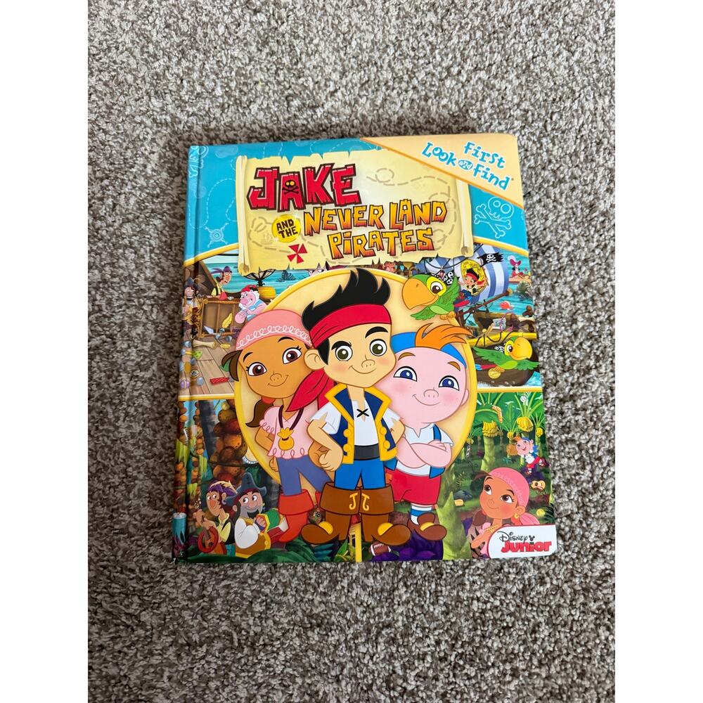 Disney Junior Jake and the Never Land Pirates First Look and Find Board Book